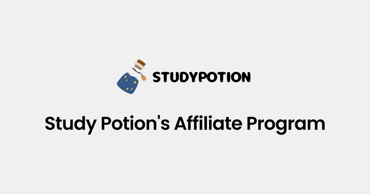 Potions Library Program Study Potion's Affiliate Program